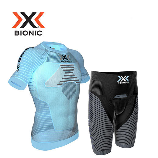 X-BIONIC效能系列男女款运动跑步压缩衣裤短袖套装 商品图0