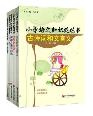 小学语文知识提炼书 共5本 汉字和词语+阅读方法与训练+古诗词和文言文+句子+作文技法 商品图2