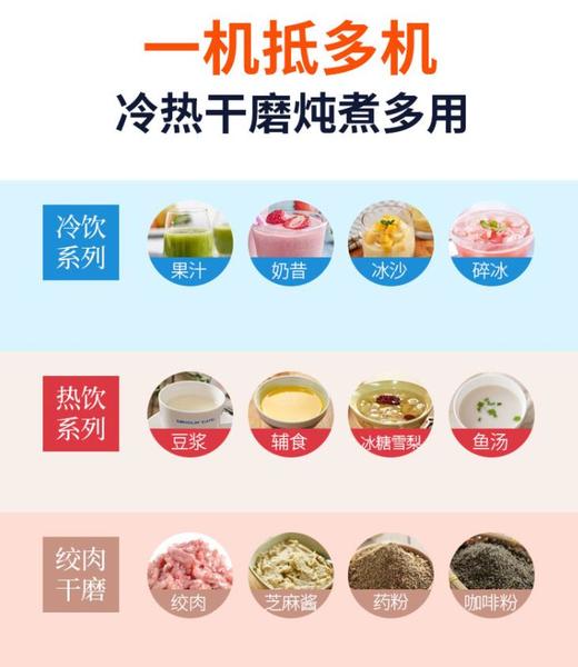 【家用电器】*破壁机家用多功能智能全自动加热厨房blender豆浆机榨汁机料理机 商品图1