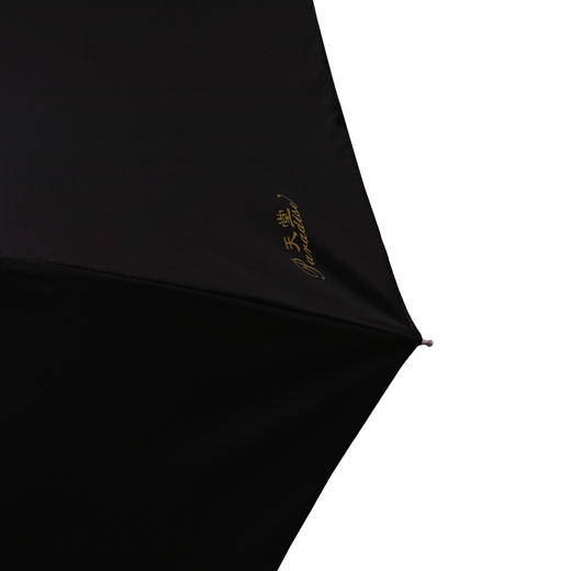 天堂伞 三折晴雨伞黑胶防晒太阳伞遮阳伞商务伞 黑色307E碰升级款 商品图5