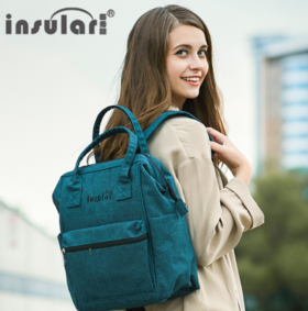 【母婴用品】*茵秀丽双肩多功能妈咪包背包大容量防水母婴外出背包待产包