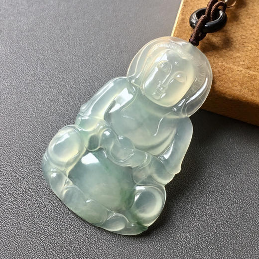 高冰种飘花翡翠大观音 商品图0