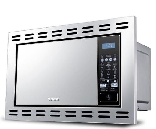 家用电器格兰仕嵌入式智能光波炉25l家用半自动微波炉镜面按键式微波