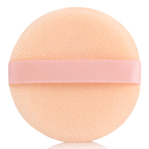 优家（UPLUS）植绒定妆散粉扑（带勾手 圆形+方形）2个（蜜粉扑海绵粉扑美妆粉扑气垫颜色随机） 商品图0