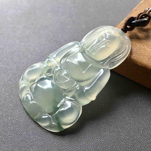 高冰种飘花翡翠大观音 商品图1
