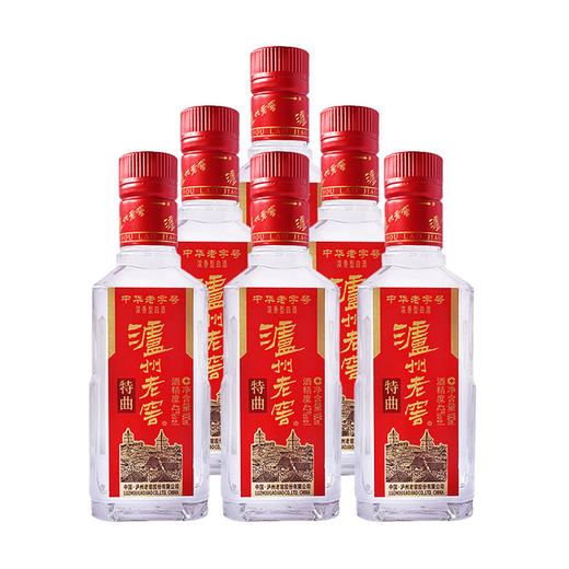 【特曲官旗】42度泸州老窖特曲 100ml*6 小酒版 商品图0