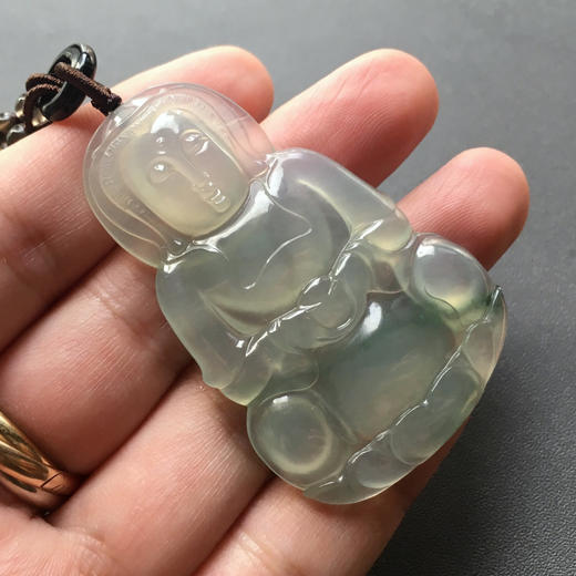 高冰种飘花翡翠大观音 商品图2
