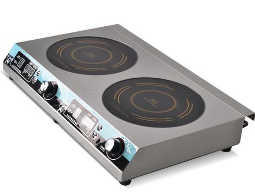【家用电器】商用电磁炉3.5kw平面炉台式煲汤炉3500w双头组合炉定时 商品图4