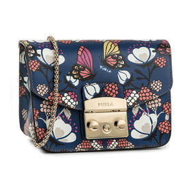 【香港直邮】Furla 芙拉 DUCALE深蓝色斜挎包 941748