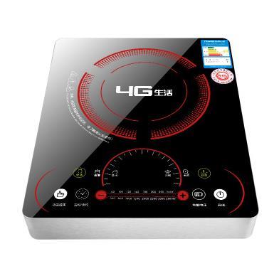 【家用电器】4G生活3500W家用大功率 电磁炉商用触摸电池炉灶大火力爆炒菜 商品图2