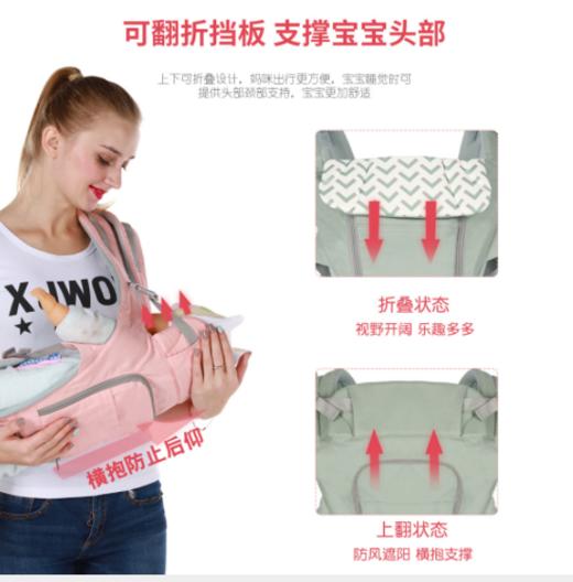 【母婴用品】四季宝宝背带多功能纯棉婴儿背带婴儿腰凳儿童背带母婴用品 商品图1
