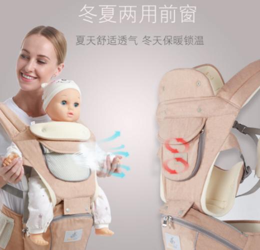 【背带】*四季透气收纳多功能婴儿背带储物宝宝腰凳儿童婴儿用品厂 商品图3