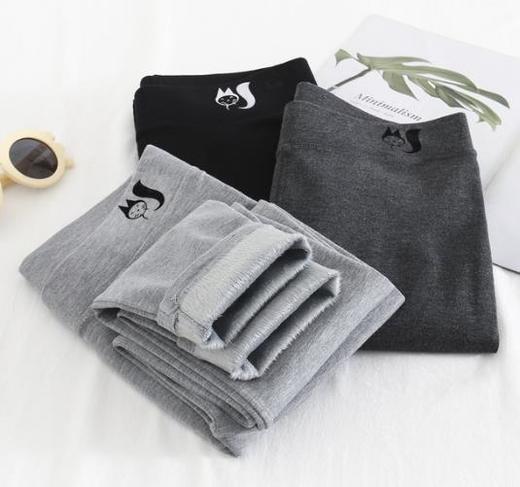 【服饰鞋包】大码女装韩版卡通印花拉绒弹力打底裤秋冬款修身显瘦 商品图2