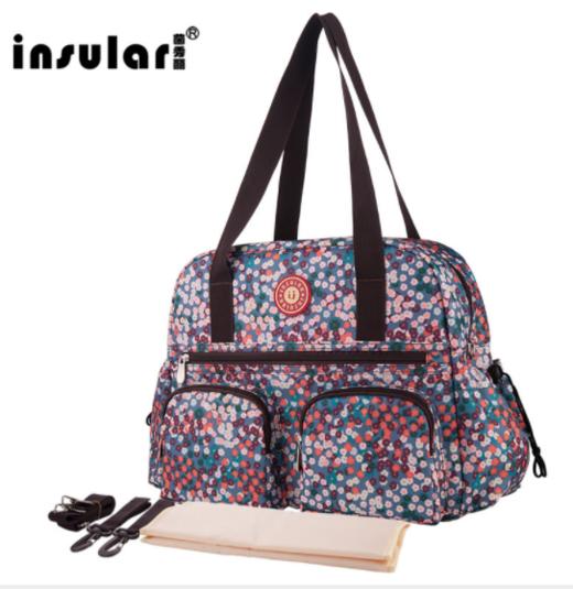 【母婴用品】*印花多功能妈咪包大容量母婴包单肩尼龙妈妈包 商品图2