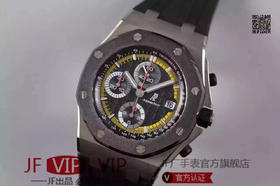 JF爱彼皇家橡树离岸型系列26207IO.OO.A002CA.01，3126自动机械机芯，动力储备60小时，表径42毫米，钛金属表壳，男士，透底