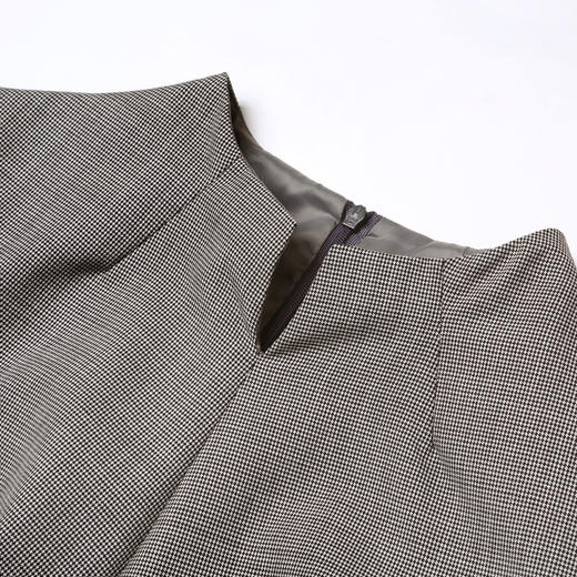 J8382757A颈袖添香季新款女装修身包臀羊毛裙职场连衣裙女中长款J8382757A 商品图2