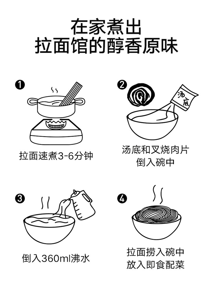 预售拉面说×kakao friends豚骨叉烧拉面方便速食非油炸冬阴功拉面