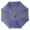 天堂伞 三折雨伞晴雨伞拒水一甩干商务伞 包边灰兰307E 商品缩略图1