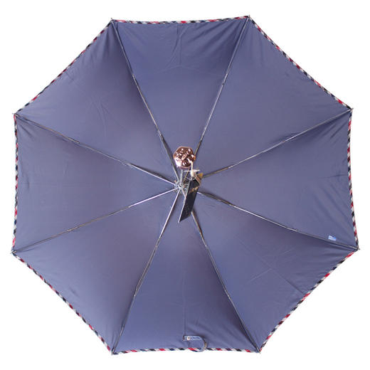 天堂伞 三折雨伞晴雨伞拒水一甩干商务伞 包边灰兰307E 商品图1