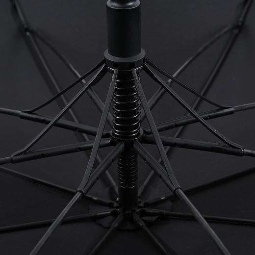 美度 MAYDU 大码高尔夫晴雨伞男士商务长柄防风雨伞 M1123黑色 商品图4