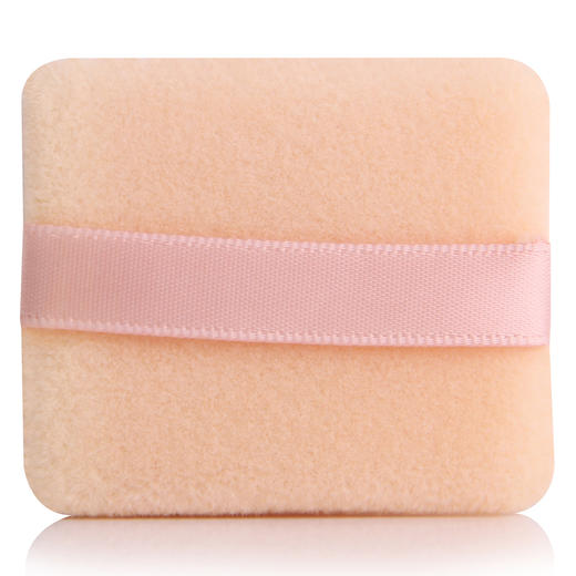 优家（UPLUS）植绒定妆散粉扑（带勾手 圆形+方形）2个（蜜粉扑海绵粉扑美妆粉扑气垫颜色随机） 商品图1