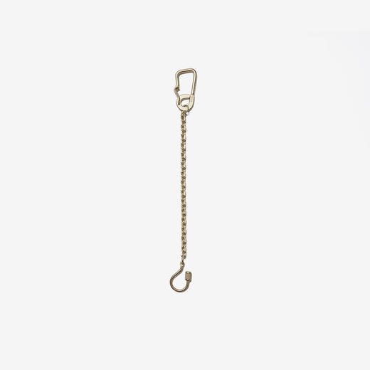 hobo Brass Carabiner Key Ring with Chain 黄铜钥匙扣钱包链 商品图1