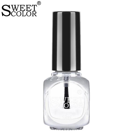 Sweetcolor 快干亮油 12ml (法国原料 环保指甲油 快干持久 易卸美甲 基础护理油 透明） 商品图3