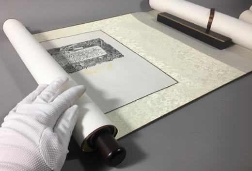 【文创系列】原拓挂轴北魏碑拓 商品图4