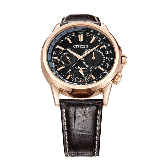 西铁城日本官方正品防水休闲皮带畅销时尚光动能男表BU2023-12E 商品图1