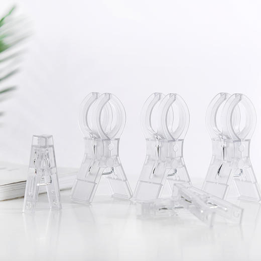 京东京造  透明晾衣夹大小号套装 衣架夹子 商品图5