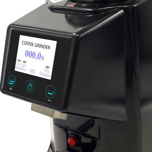 【咖啡机】尼布咖啡磨豆机 液晶触屏版定量研磨机 意式咖啡豆粉碎机 磨粉机 商品图3