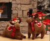 【装饰品】圣诞节布艺四脚驯鹿毛绒玩具布娃娃装饰北欧麋鹿卡通毛鹿公仔 商品缩略图0