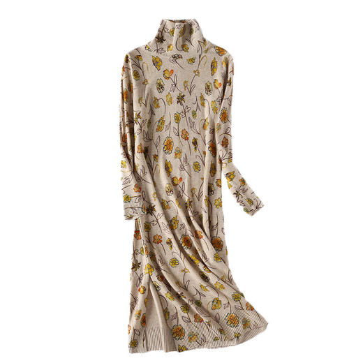 YSYM-83120秋季新款侧开内搭连衣裙 商品图4