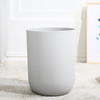 【会员价：36.11】京东京造 家用垃圾桶 简约素色/客厅卧室厨房卫生间/易擦洗 大号 浅灰 商品缩略图3