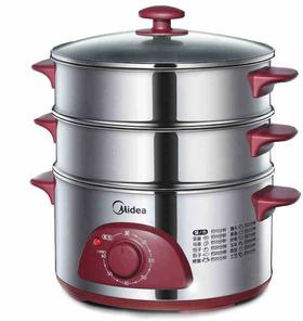 【电蒸锅】*Midea/美的 WSYH26A电蒸锅不锈钢多功能电蒸锅大容量电蒸笼