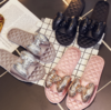 【服饰鞋包】韩版丝绸拖鞋女软底平跟居家拖鞋 商品缩略图2