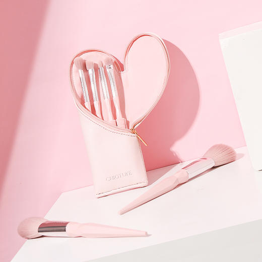 稚优泉（CHIOTURE）化妆刷 柔羽散粉高光修容刷腮红眼影辅色刷晕染刷子套装便携女 商品图2
