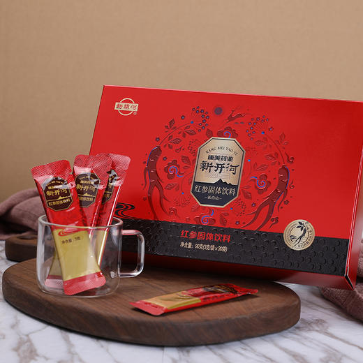 康美新开河 红参固体饮料 3g*30袋/盒 长白山人参速溶 商品图1
