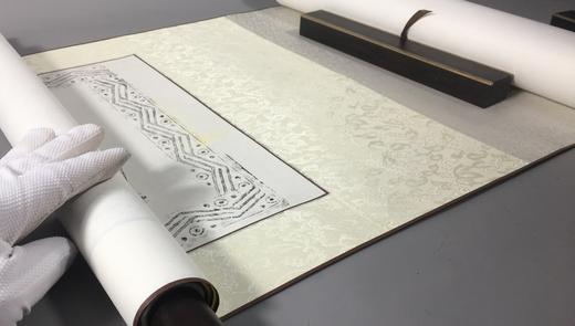 【文创系列】原拓挂轴车马人汉砖拓片 商品图5