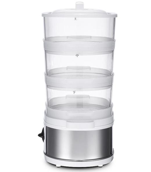 *摩飞MR1148电蒸笼多功能家用电蒸锅三层透明大容量电蒸屉 商品图2