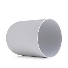 【会员价：36.11】京东京造 家用垃圾桶 简约素色/客厅卧室厨房卫生间/易擦洗 大号 浅灰