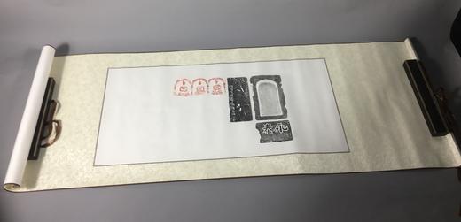 【文创】原拓挂轴佛像砚拓WG046 商品图0