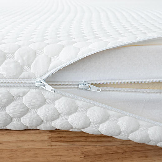 京东京造 泰国天然乳胶床垫 85D密度乳胶床褥 93%乳胶含量 150*200*7.5cm 0添加合成胶 商品图2