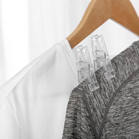 京东京造  透明晾衣夹大小号套装 衣架夹子