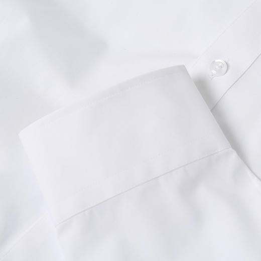 京东京造 J.ZAO 男士商务休闲衬衫 机洗免熨烫 白色 42(180/100B) 商品图1