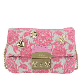 【香港直邮】Furla 芙拉 女士粉红色单肩包 942040