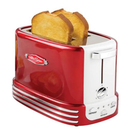 【面包机】。Nostalgia两片多士炉烤面包机家用全自动土司机2片早餐机toaster 商品图4