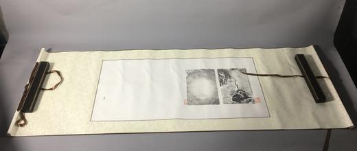 【文创】原拓挂轴清代砚拓WG045 商品图0