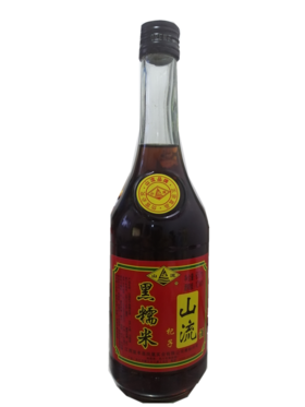 山流 黑糯米酒(12% 650ml)1*12