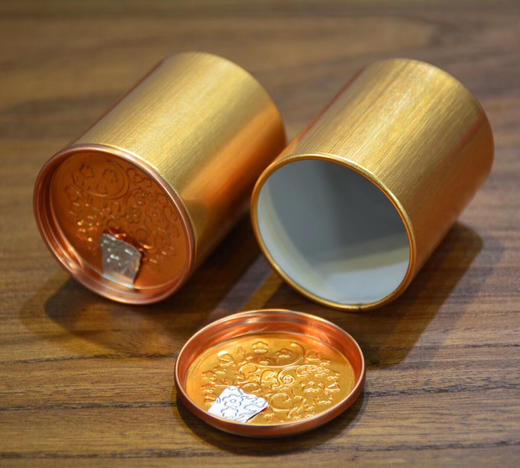 拉丝小金罐,食品级内胆 1.2元一个/一件600个/一件720元